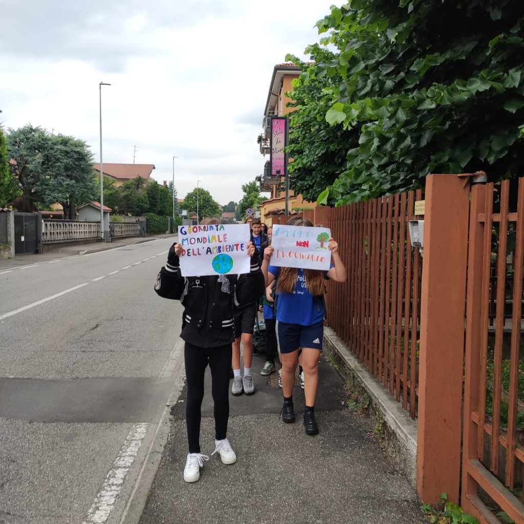 lainate a scuola a piedi