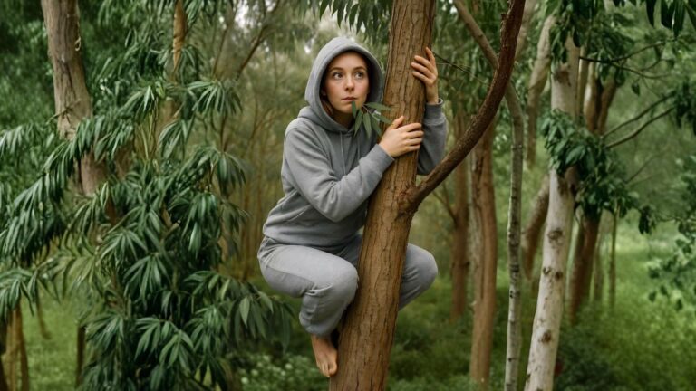 ragazza vestita da koala